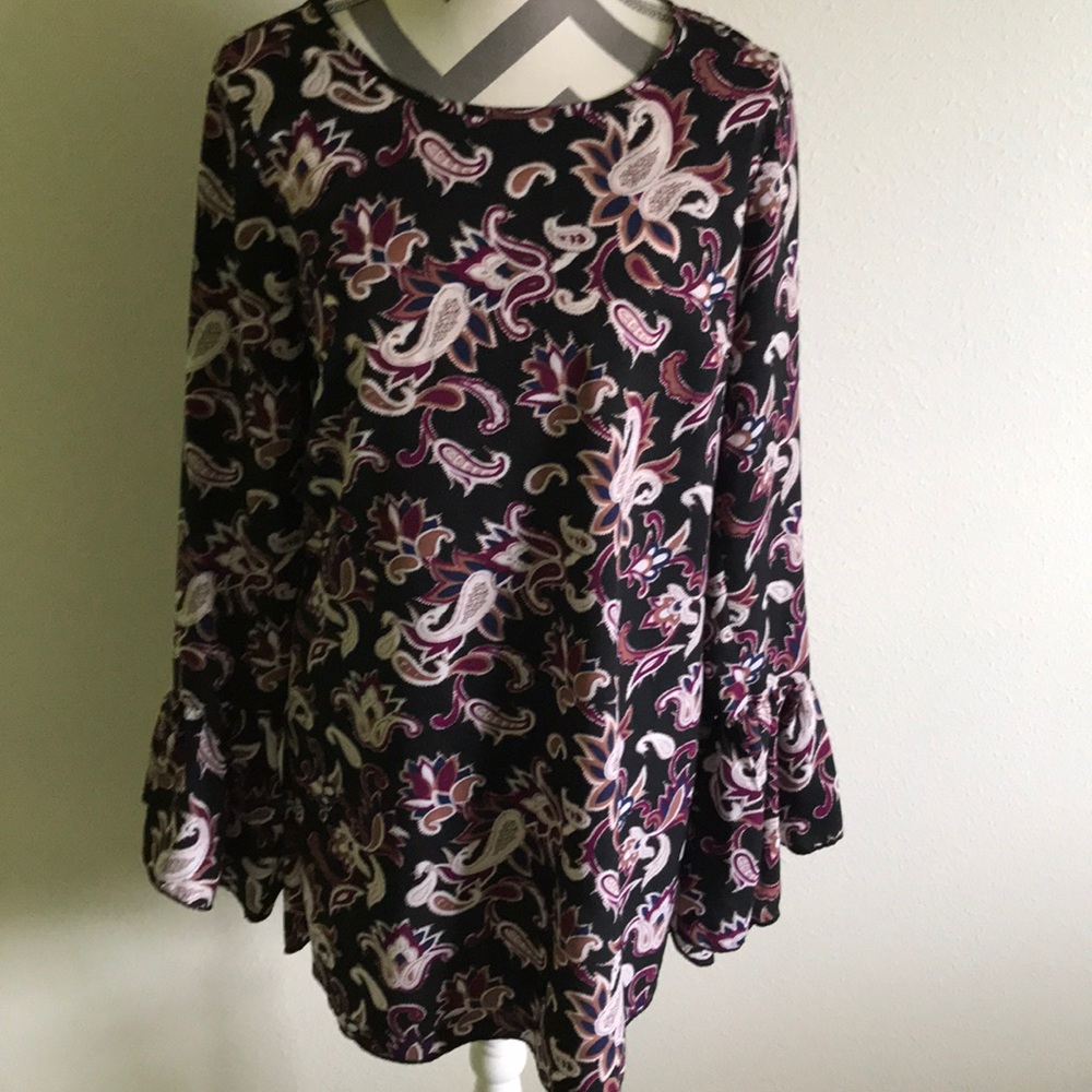 Paisley printed dress